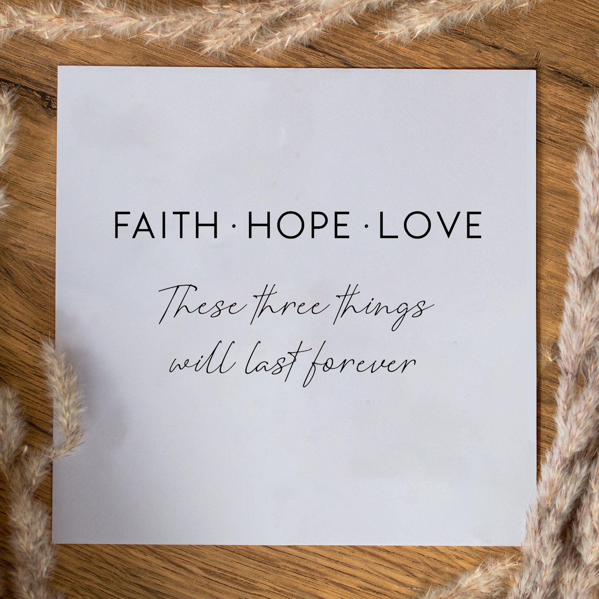 Faith Hope Love Necklace