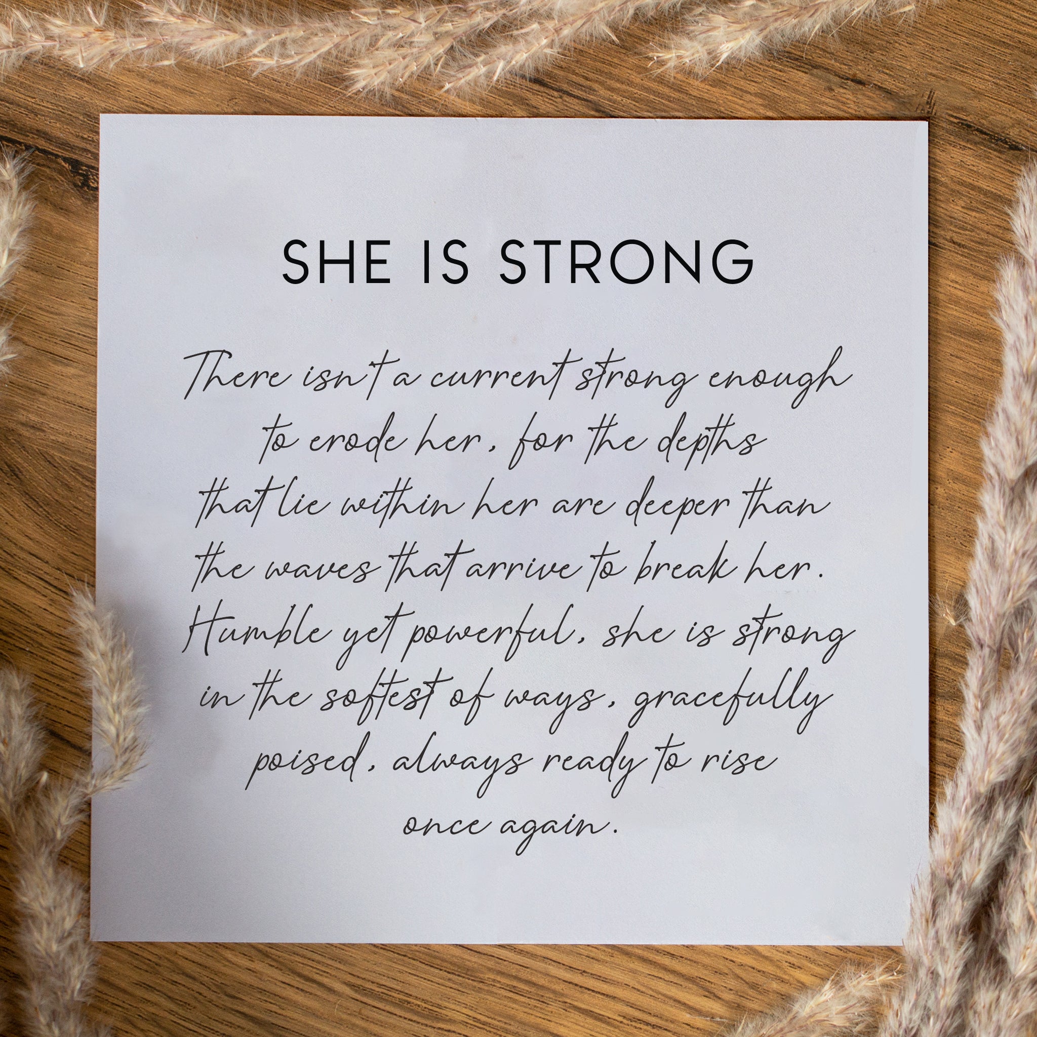 She Is Strong Necklace