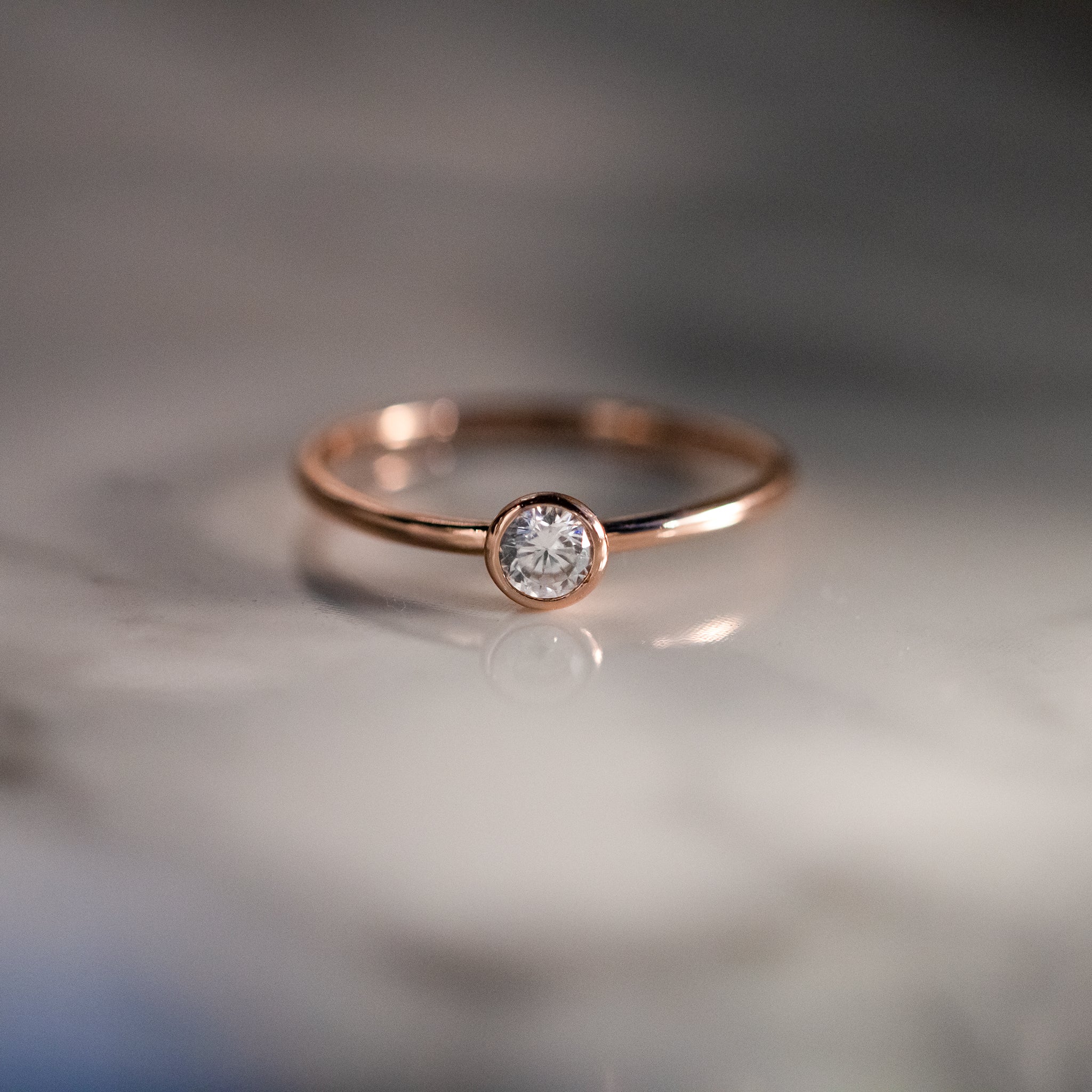 Calm Rose Gold Ring